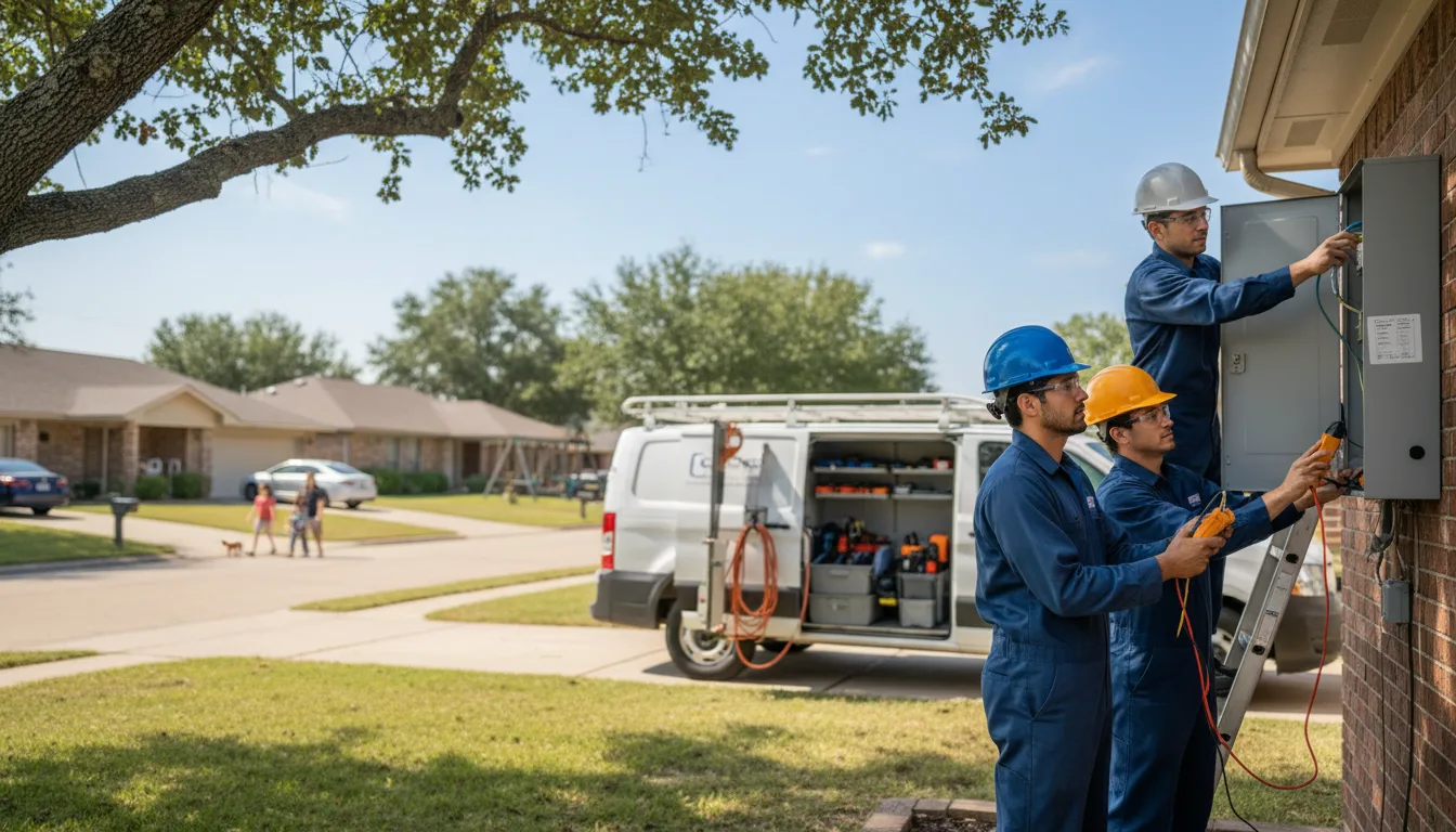 Certified electrician providing emergency electrical services in Wellfleet, NE